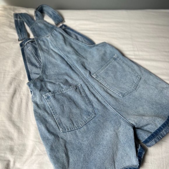 Denim Overalls Jumpsuit Shorts from Simons Twik - Picture 9 of 14